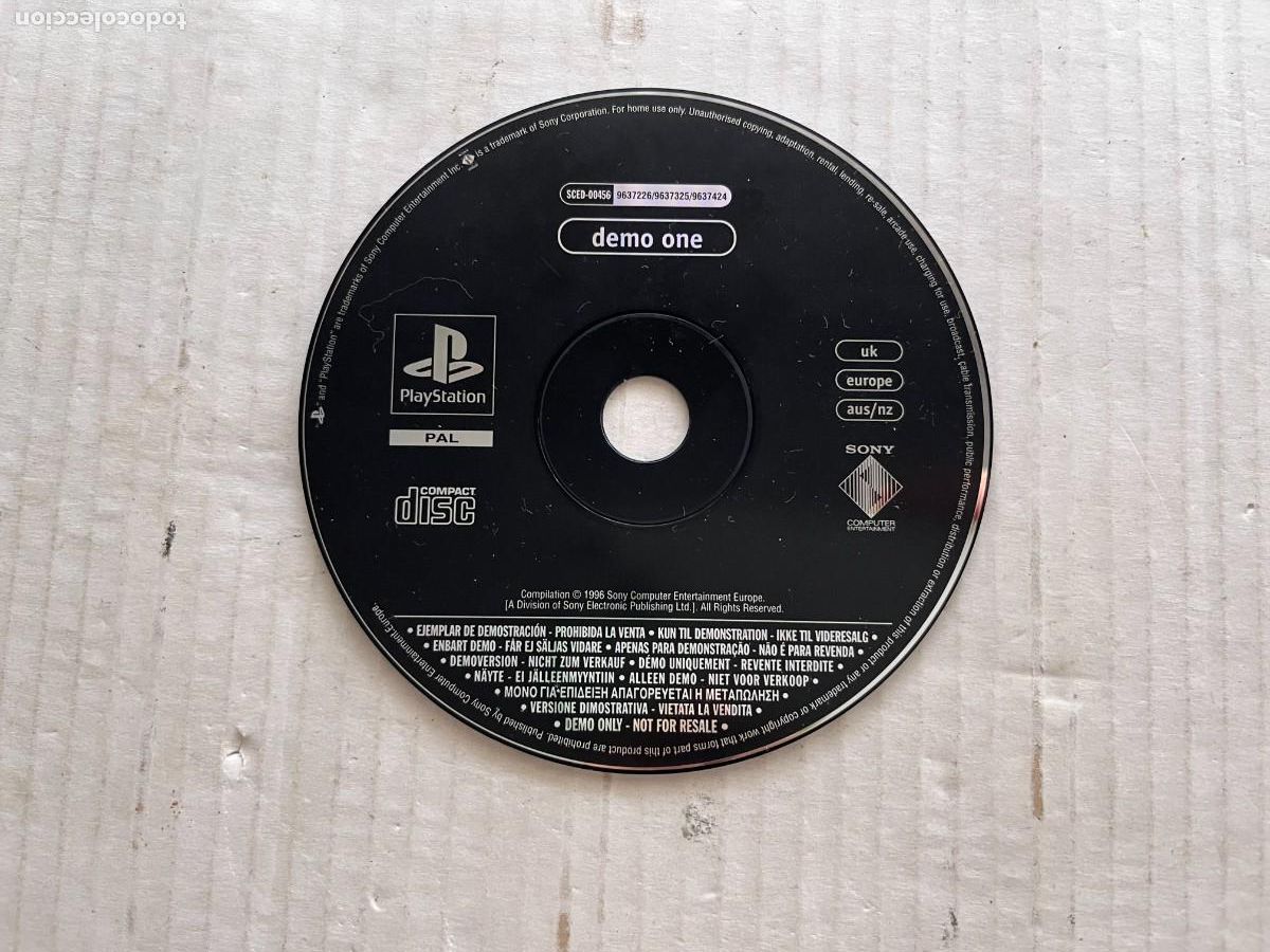 Videojuegos y Consolas: DEMO ONE . . PSX PS1 PSONE PLAYSTATION 1 PLAY STATION ONE KREATEN
