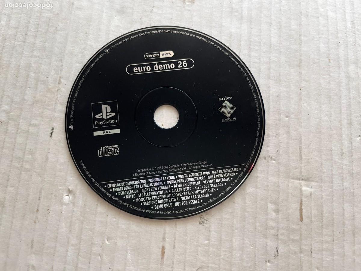 Videojuegos y Consolas: EURO DEMO 26 - PSX PS1 PSONE PLAYSTATION 1 PLAY STATION ONE KREATEN