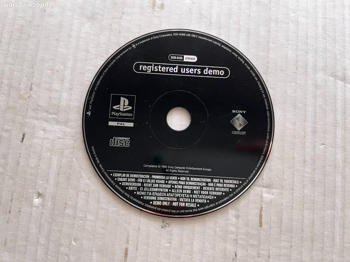 Videojuegos y Consolas: REGISTERED USERS DEMO - PSX PS1 PSONE PLAYSTATION 1 PLAY STATION ONE KREATEN