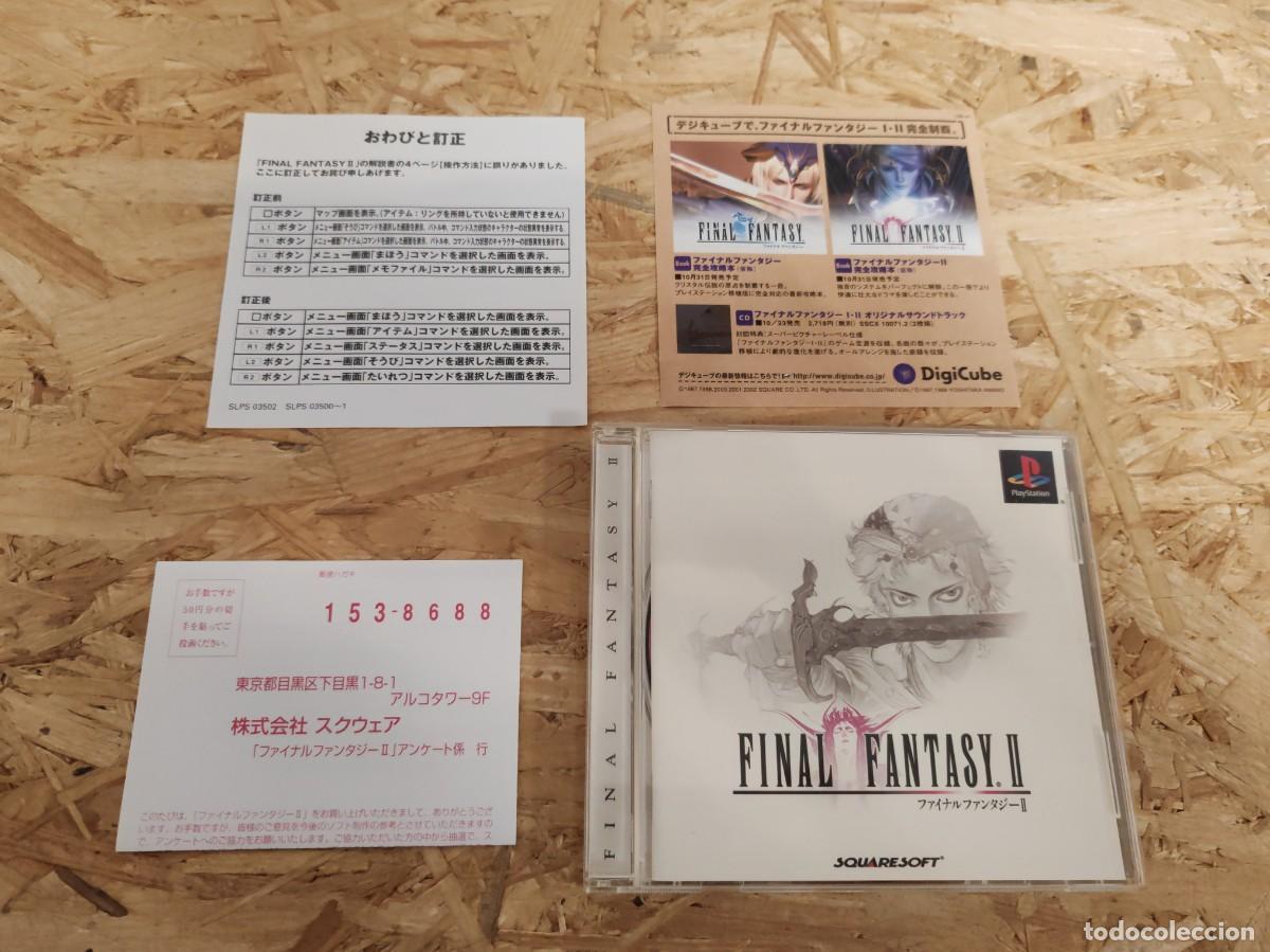 Videojuegos y consolas: Final Fantasy 2 PS1 Jap&oacute;n