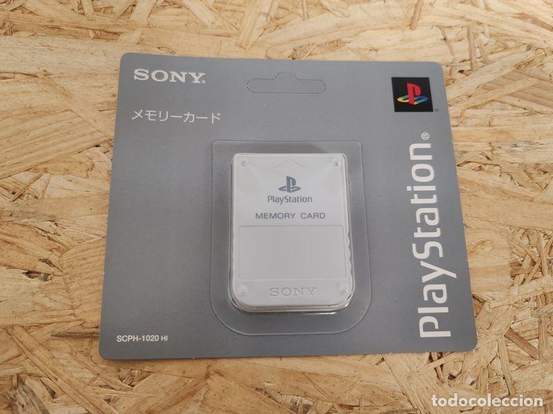 Videojuegos y consolas: Memory Card PS1 Sony Nueva en Blister Jap&oacute;n