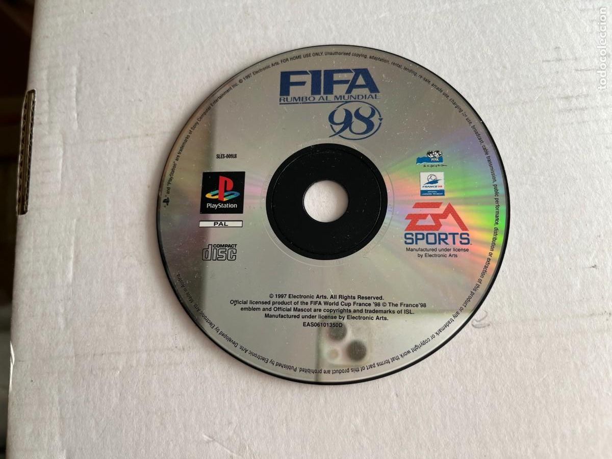 Videojuegos y consolas: FIFA 98 RUMBO AL MUNDIAL - PLATINUM PSX PS1 PSONE PLAYSTATION 1 PLAY STATION ONE KREATEN