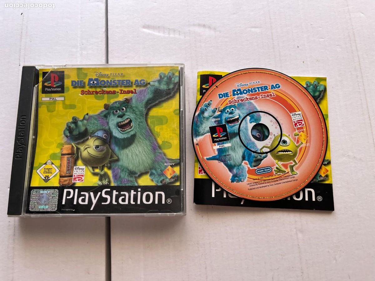 Videojuegos y consolas: DISNEY PIXAR DIE MONSTER AG SCHRECKENS INSEL - PSX PLAYSTATION KREATEN