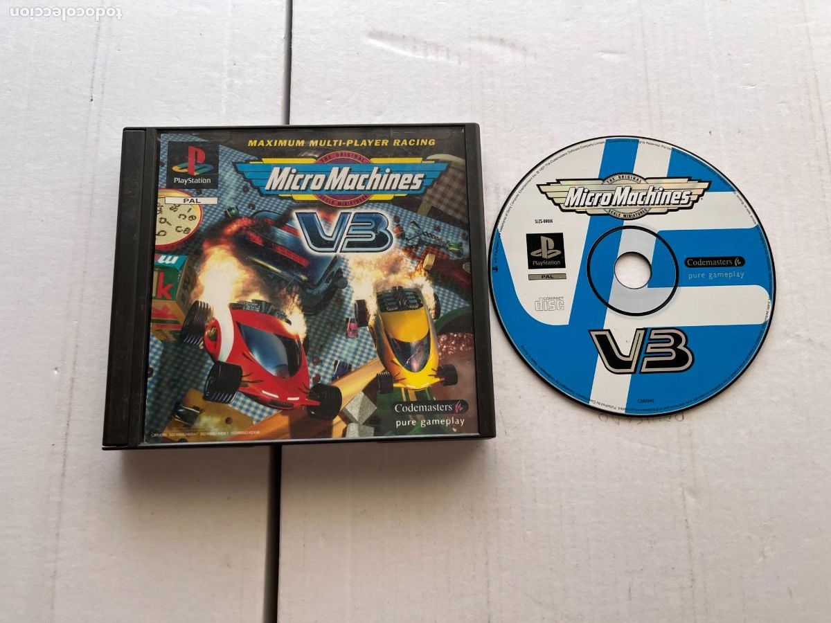Videojuegos y consolas: MICROMACHINES V3 MICRO MACHINES - PSX PLAYSTATION 1 PLAY STATION ONE KREATEN