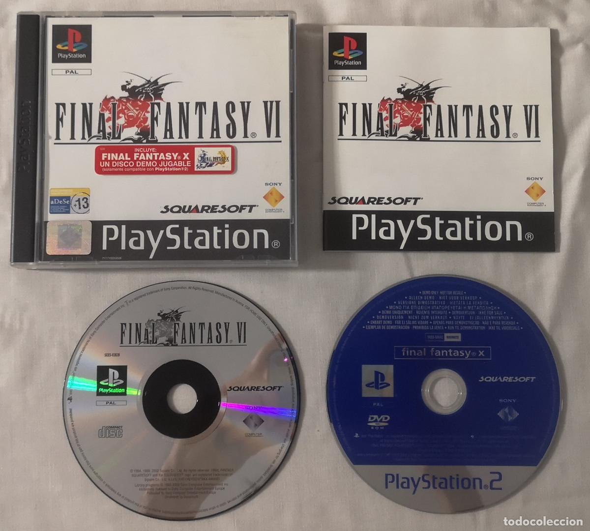 Videojuegos y consolas: PSX FINAL FANTASY VI COMPLETO PAL ESPA&Ntilde;A &iexcl;PERFECTO ESTADO!