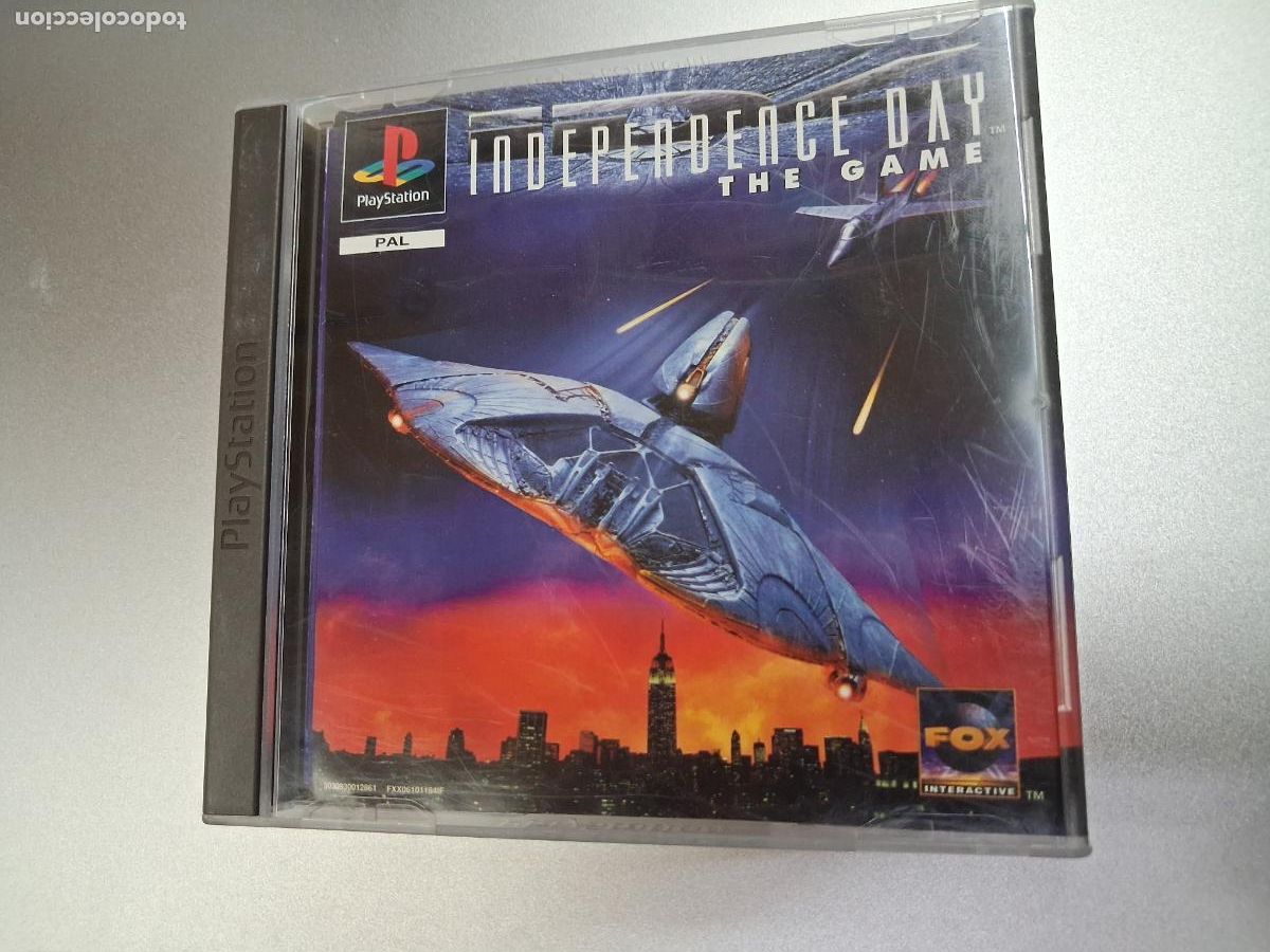 Videojuegos y consolas: VIDEOJUEGO INDEPENDENCE DAY THE GAME PLAYSTATION PS1 EN CAJA ORIGINAL
