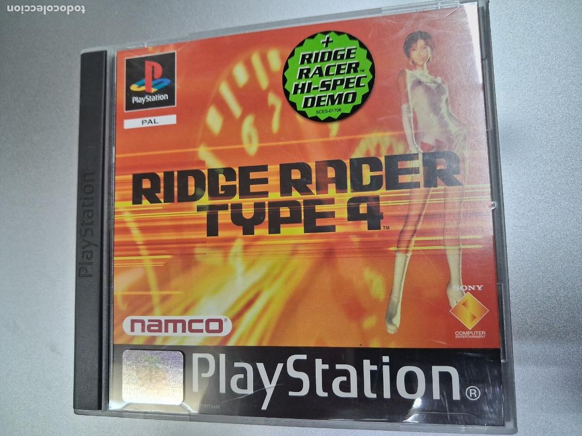 Videojuegos y consolas: VIDEOJUEGO RIDGE RACER TYPE 4 PLAYSTATION PS1 EN CAJA ORIGINAL