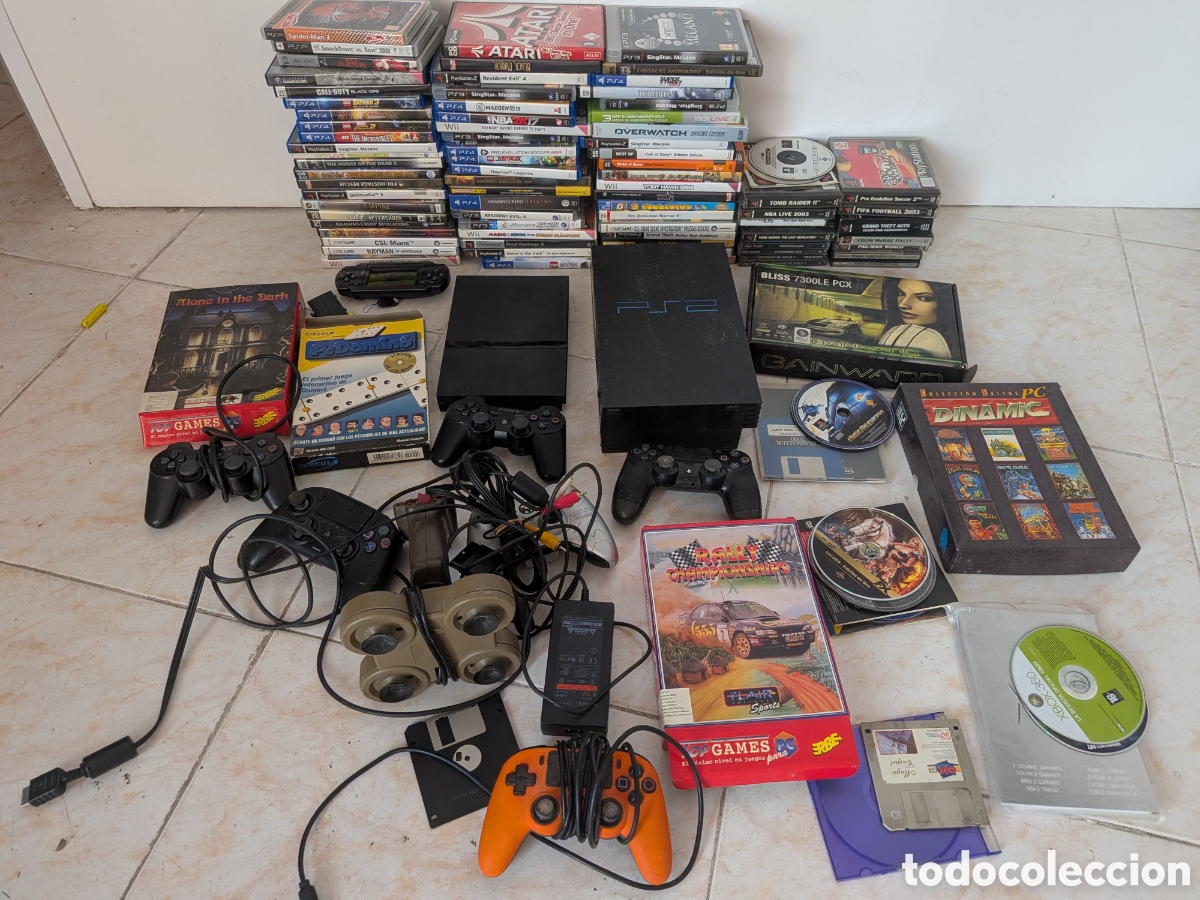 Jeux Vid&eacute;o et Consoles: PLAYSTATION XBOX ERBE PC NINTENDO LOTE CONSOLAS + JUEGOS
