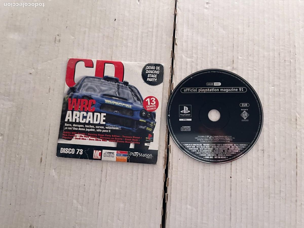 Videojuegos y consolas: WRC ARCADE DISCO 73 DEMOS- PSX PS1 PSONE PLAYSTATION 1 PLAY STATION ONE KREATEN