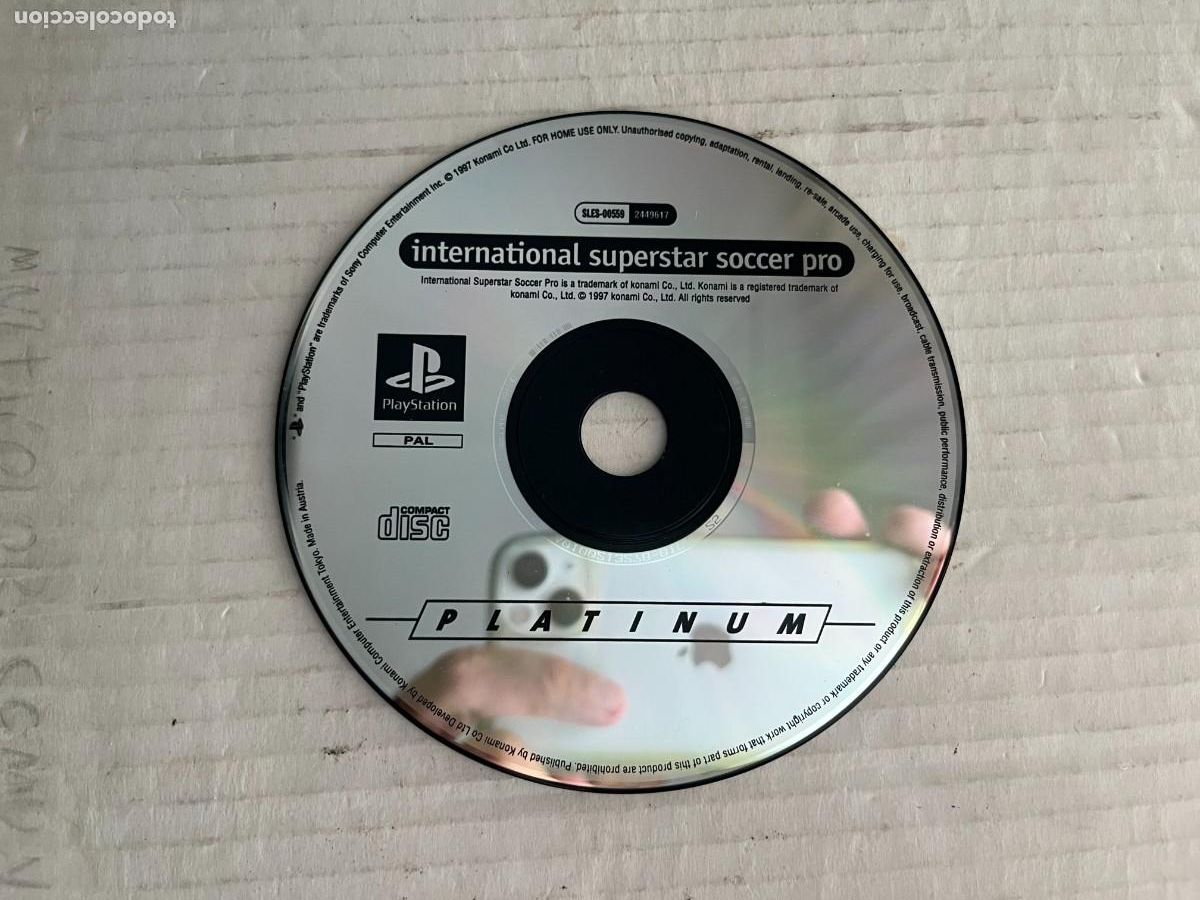 Videojuegos y consolas: INTERNATIONAL SUPERSTAR SOCCER PRO - ISS - PSX PS1 PSONE PLAYSTATION 1 PLAY STATION ONE KREATEN