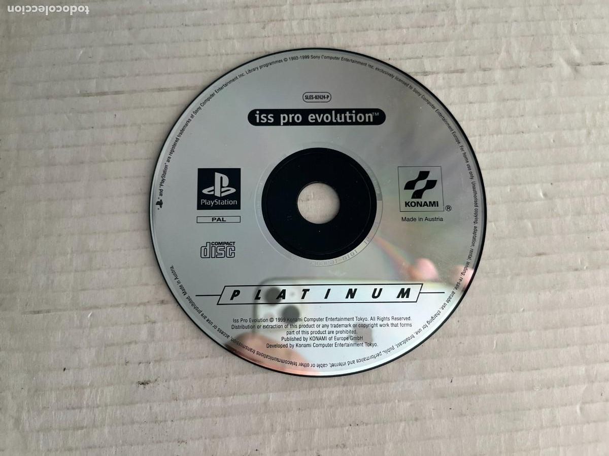 Videojuegos y consolas: ISS PRO EVOLUTION - PSX PS1 PSONE PLAYSTATION 1 PLAY STATION ONE KREATEN