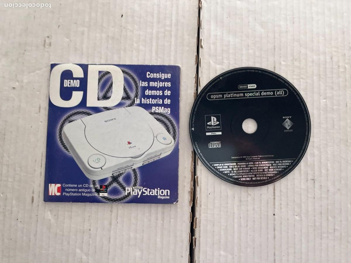 Videojuegos y consolas: OPSM PLATINUM SPECIAL DEMO ALL - PS1 PSX PSONE PLAYSTATION 1 PLAY STATION ONE KREATEN