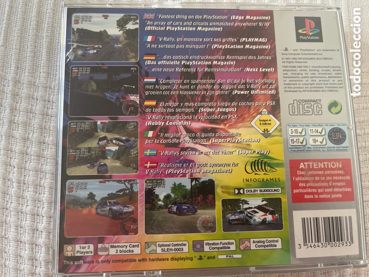 Videojuegos y consolas: V-Rally. Playstation - Foto 11