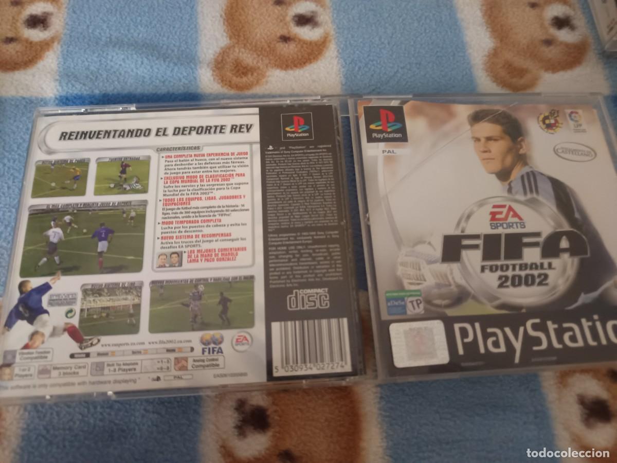Videojuegos y consolas: FIFA Football 2002 Playstation 1 PAL Completo Buen Estado