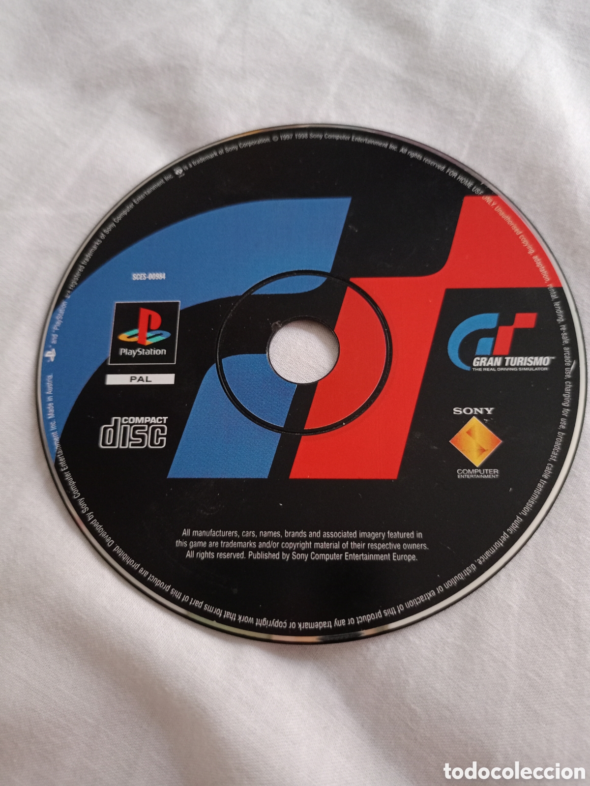 Videojuegos y consolas: GRAN TURISMO 1 - PS1 PSX PSONE PLAYSTATION 1 PLAY STATION ONE KREATEN no probado