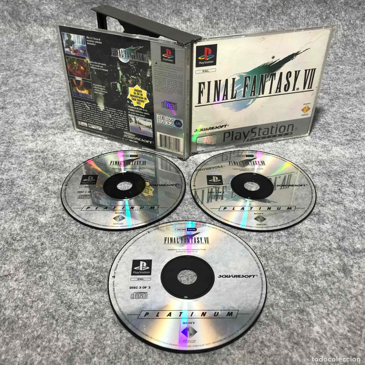 Videojuegos y consolas: FINAL FANTASY VII PLATINUM SONY PLAYSTATION PS1