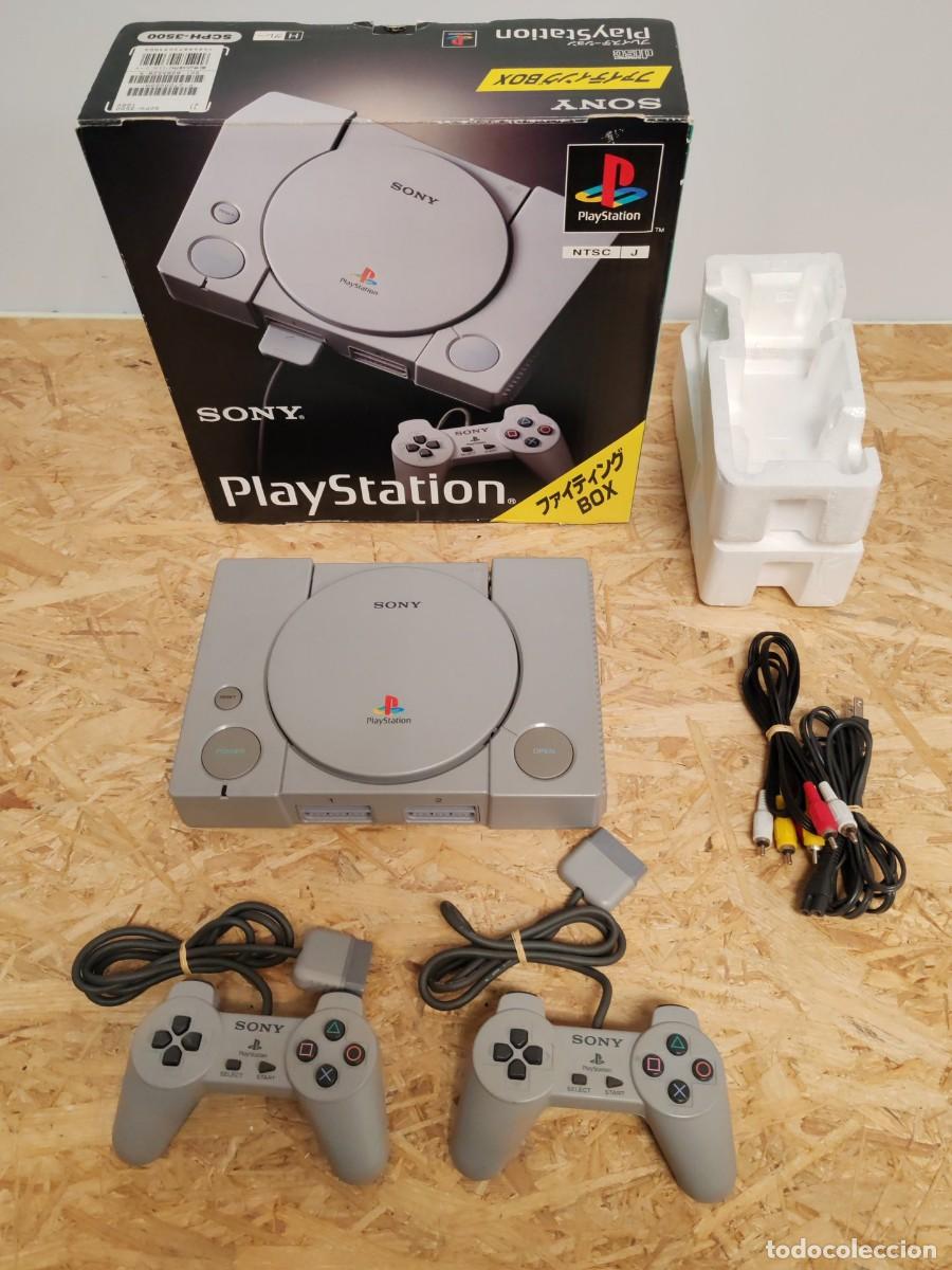 Videojuegos y consolas: PlayStation Fighting Box 2 mandos PS1 Jap&oacute;n