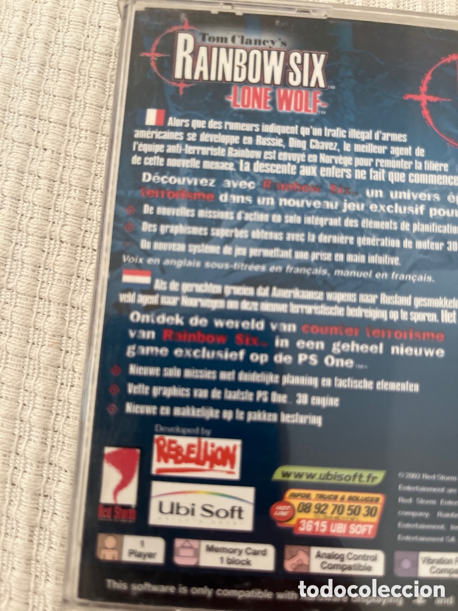 Videojuegos y consolas: Rainbow Six Lone Wolf. PlayStation - Foto 13