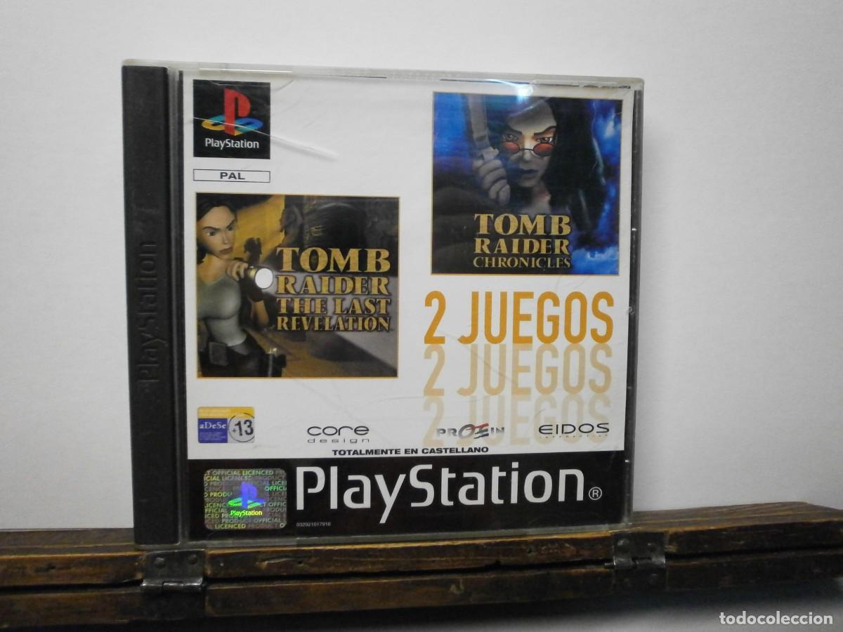 Videojuegos y consolas: juego completo ps1 2 juegos tomb raider the last revelation y chronicles