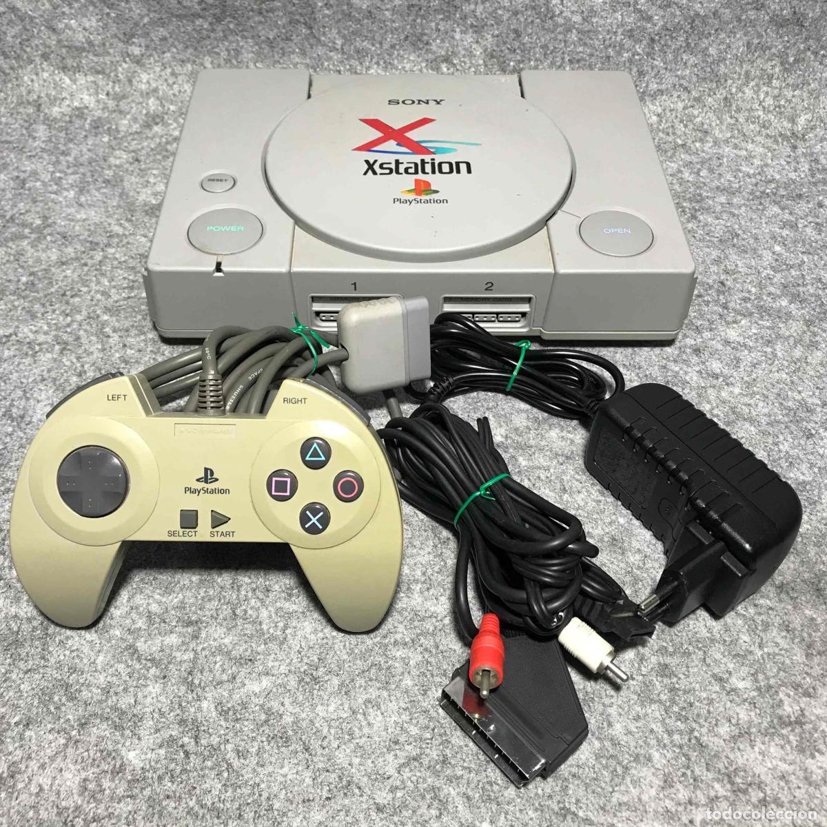 Videojuegos y consolas: CONSOLA SONY PLAYSTATION SCPH 1000 MOD XSTATION 64GB+PSU+ASCII PAD+RGB+AV