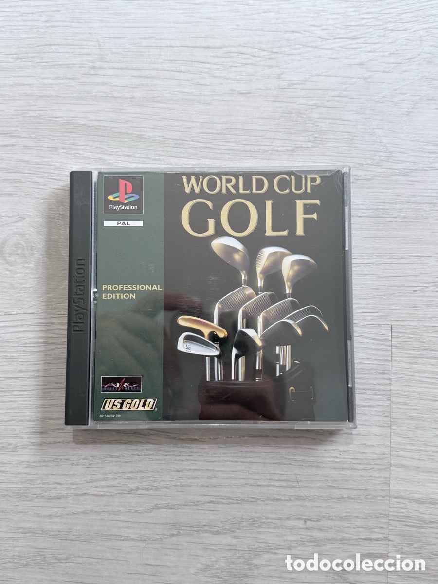 Videojuegos y consolas: Juego antiguo playstation World cup Golf