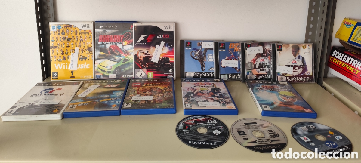 Videojuegos y consolas: Lote juegos ps1 ps2 y wii