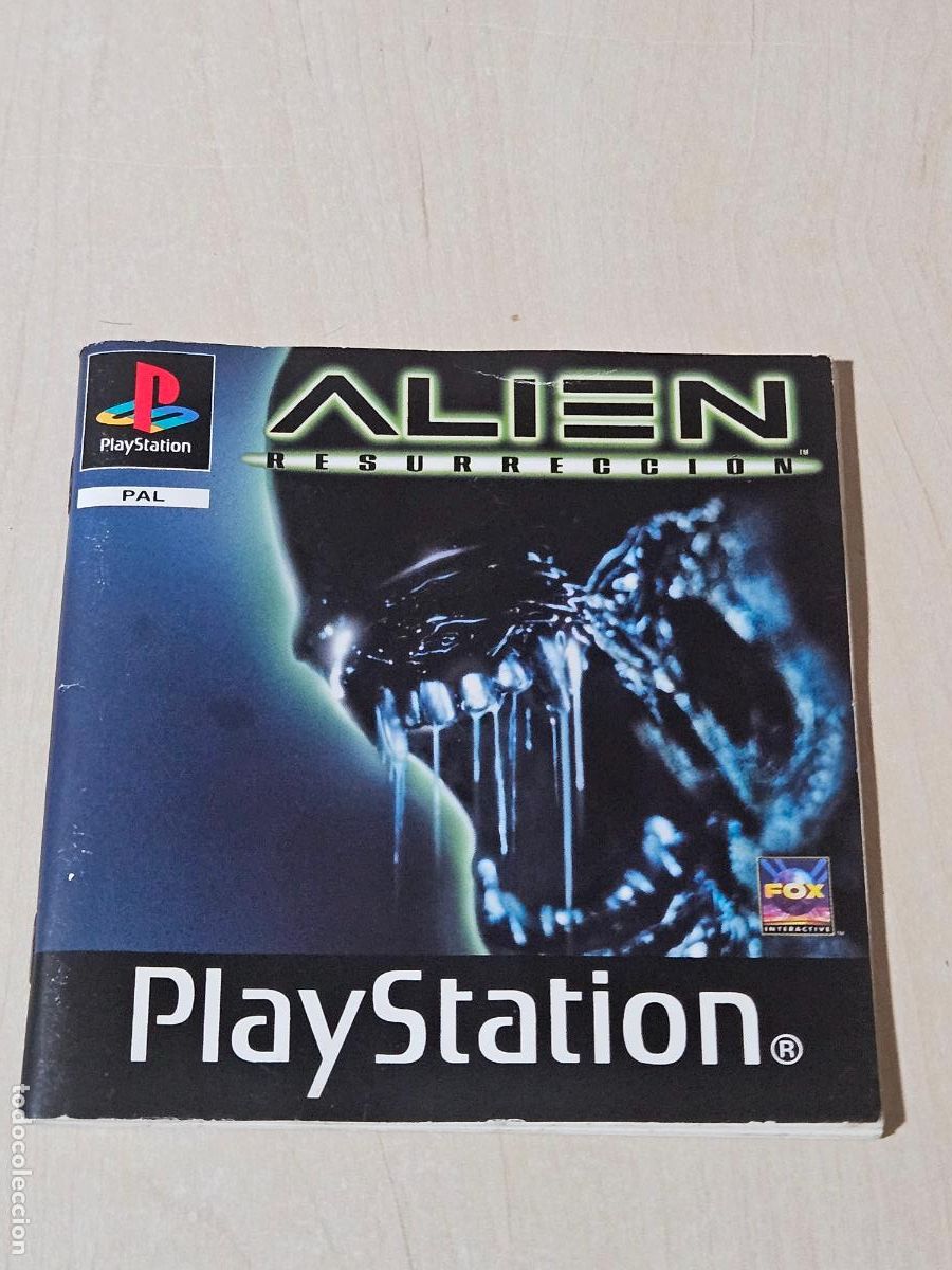 Videojuegos y consolas: MANUAL - PLAYSTATION 1 PSX PS1 ALIEN RESURRECCION VERSI&Oacute;N PAL ESPA&Ntilde;A