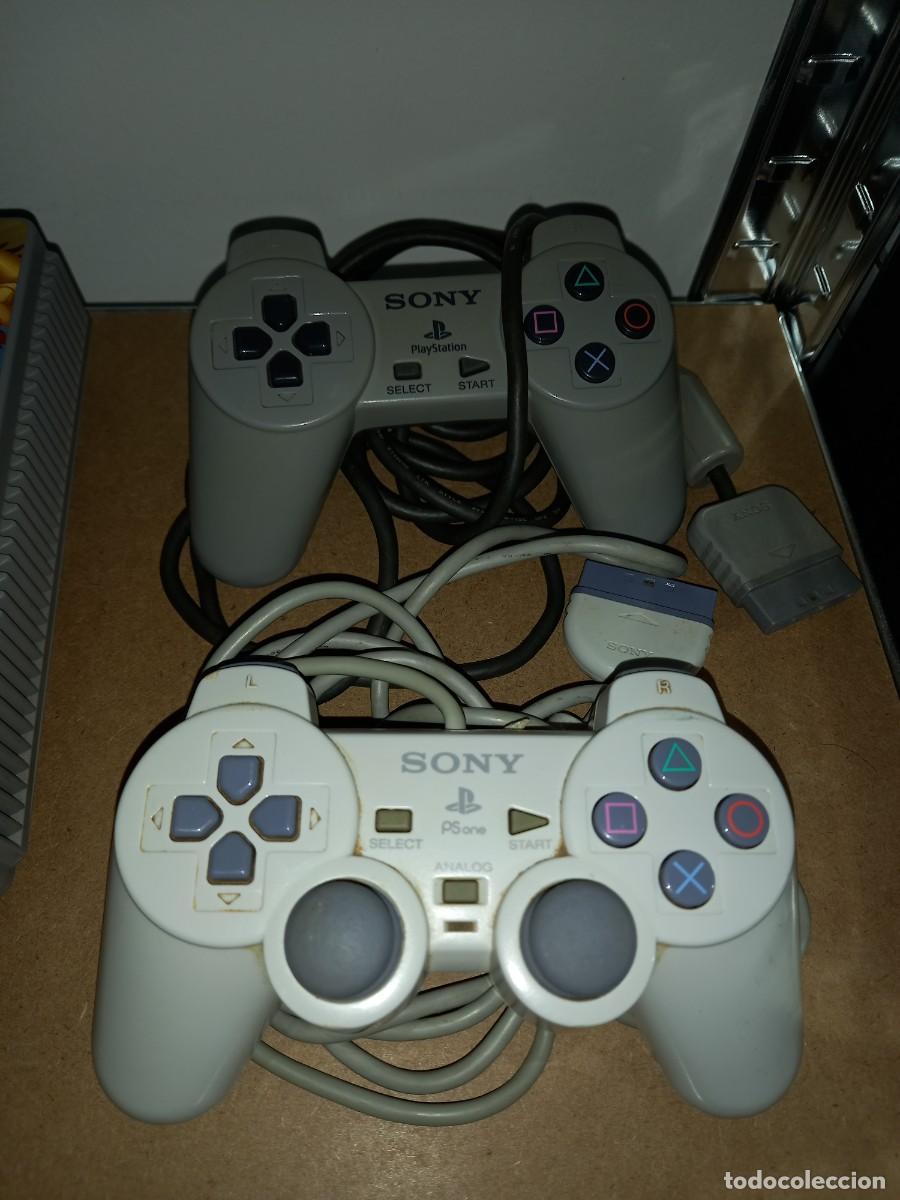 Videojuegos y consolas: Consola PS1+2 Mandos+Memory Card - Foto 6