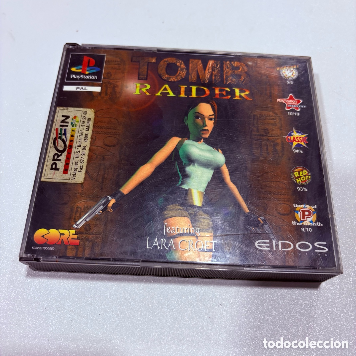 Videojuegos y consolas: Caja doble vacia del juego tomb raider para la consola PlayStation 1 ps1