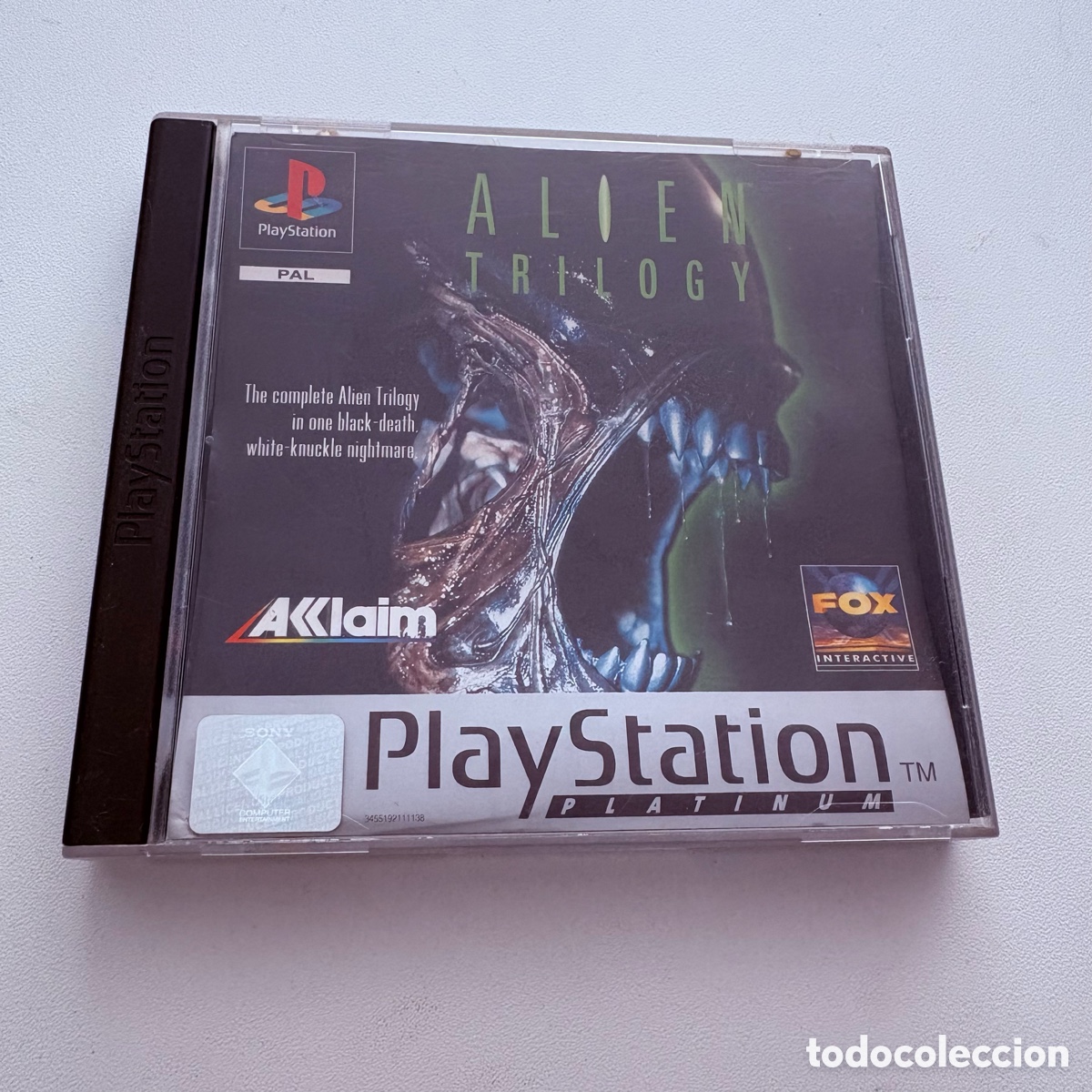 Videojuegos y consolas: caja vacia para el juego de playstation 1 ps2 alien trilogy