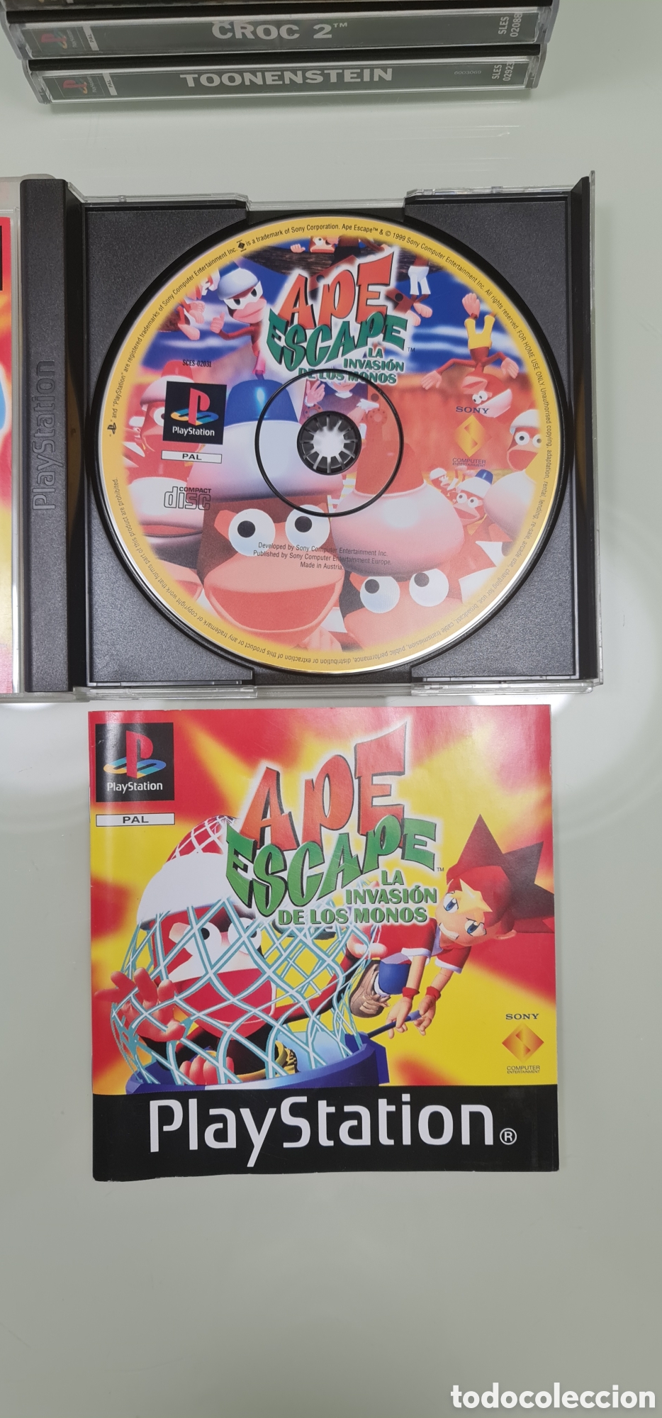 Videojuegos y consolas: Ape Escape PAL Espa&ntilde;a PS1 - Foto 6