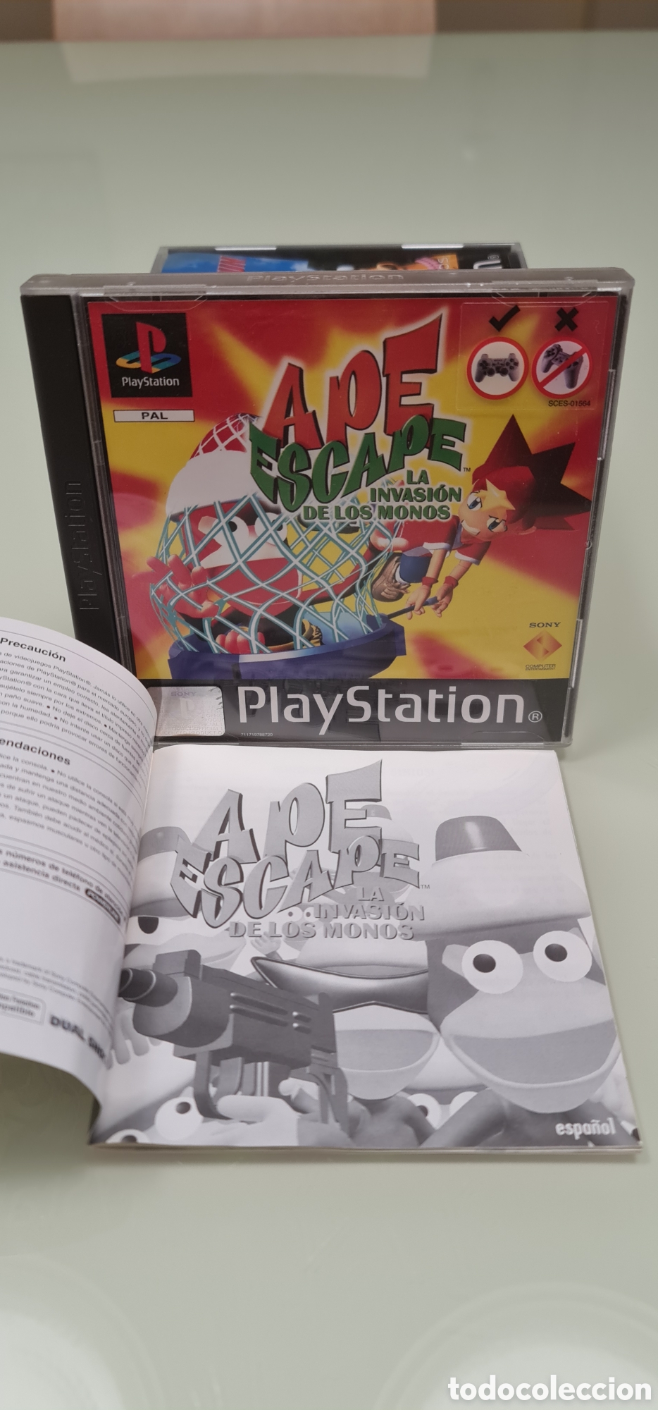 Videojuegos y consolas: Ape Escape PAL Espa&ntilde;a PS1 - Foto 8