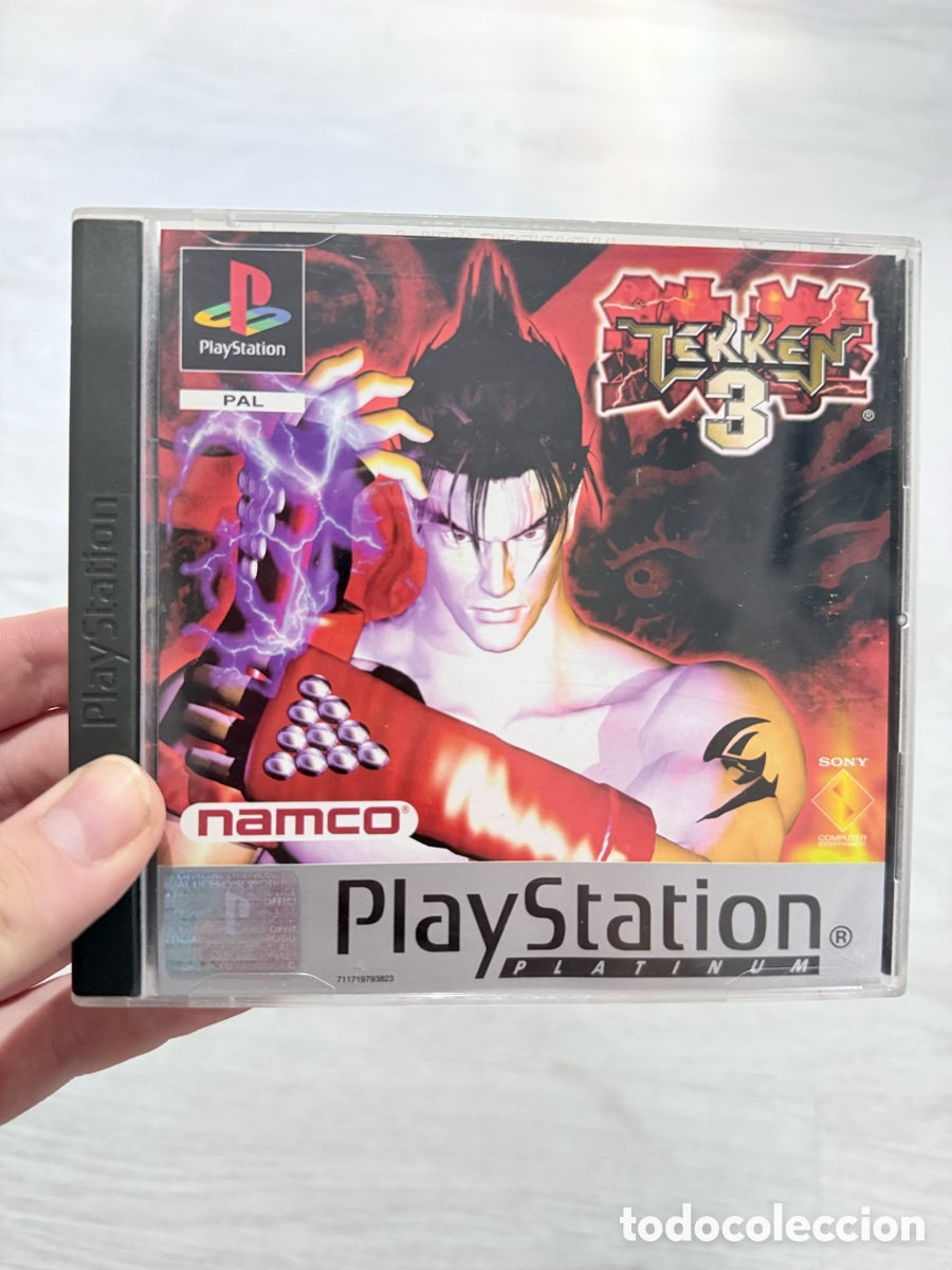 Videojuegos y consolas: Antiguo juego sony ps1 Tekken 3 platino