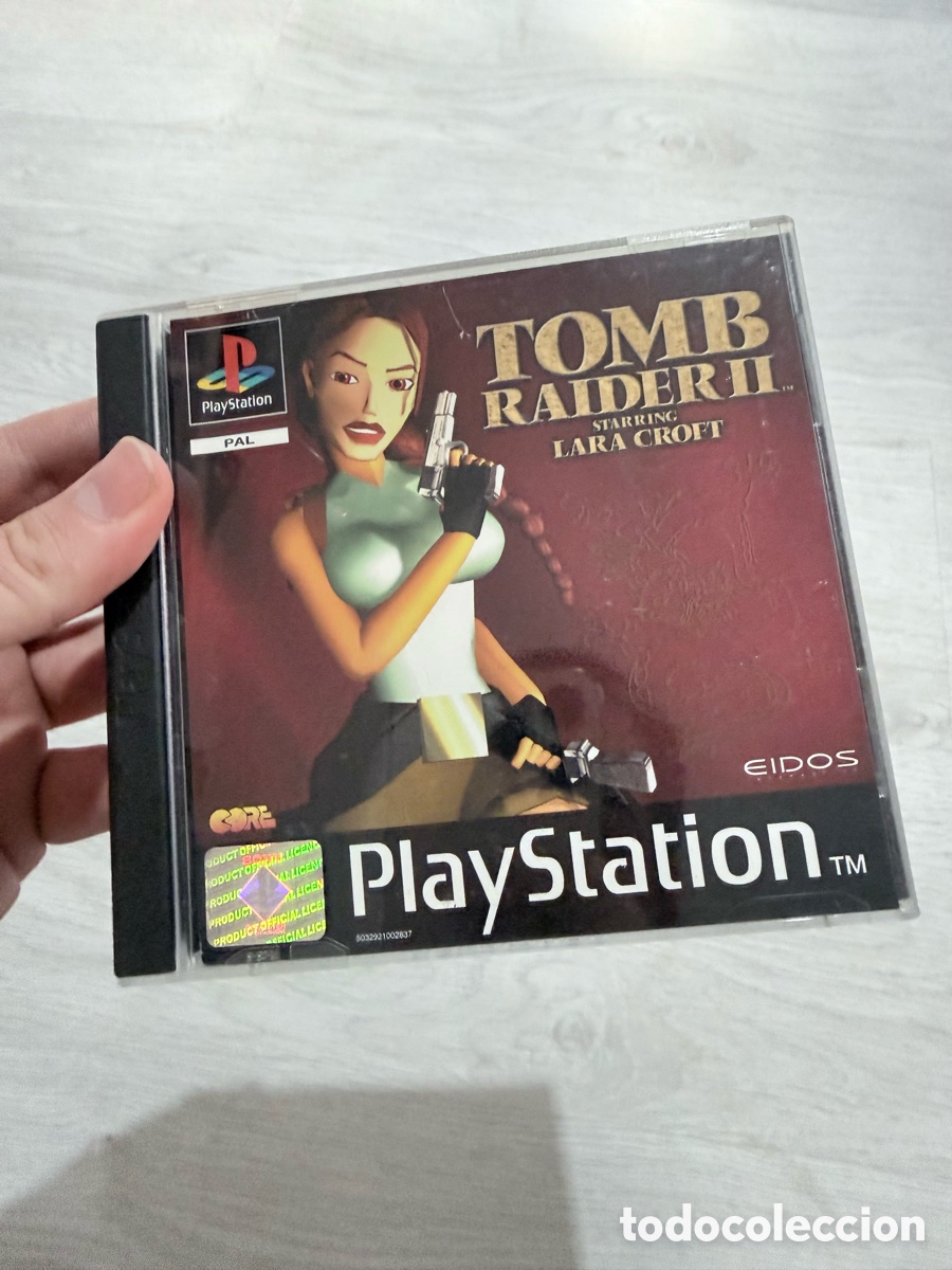 Videojuegos y consolas: Antiguo juego sony ps1 tomb raider 2 original