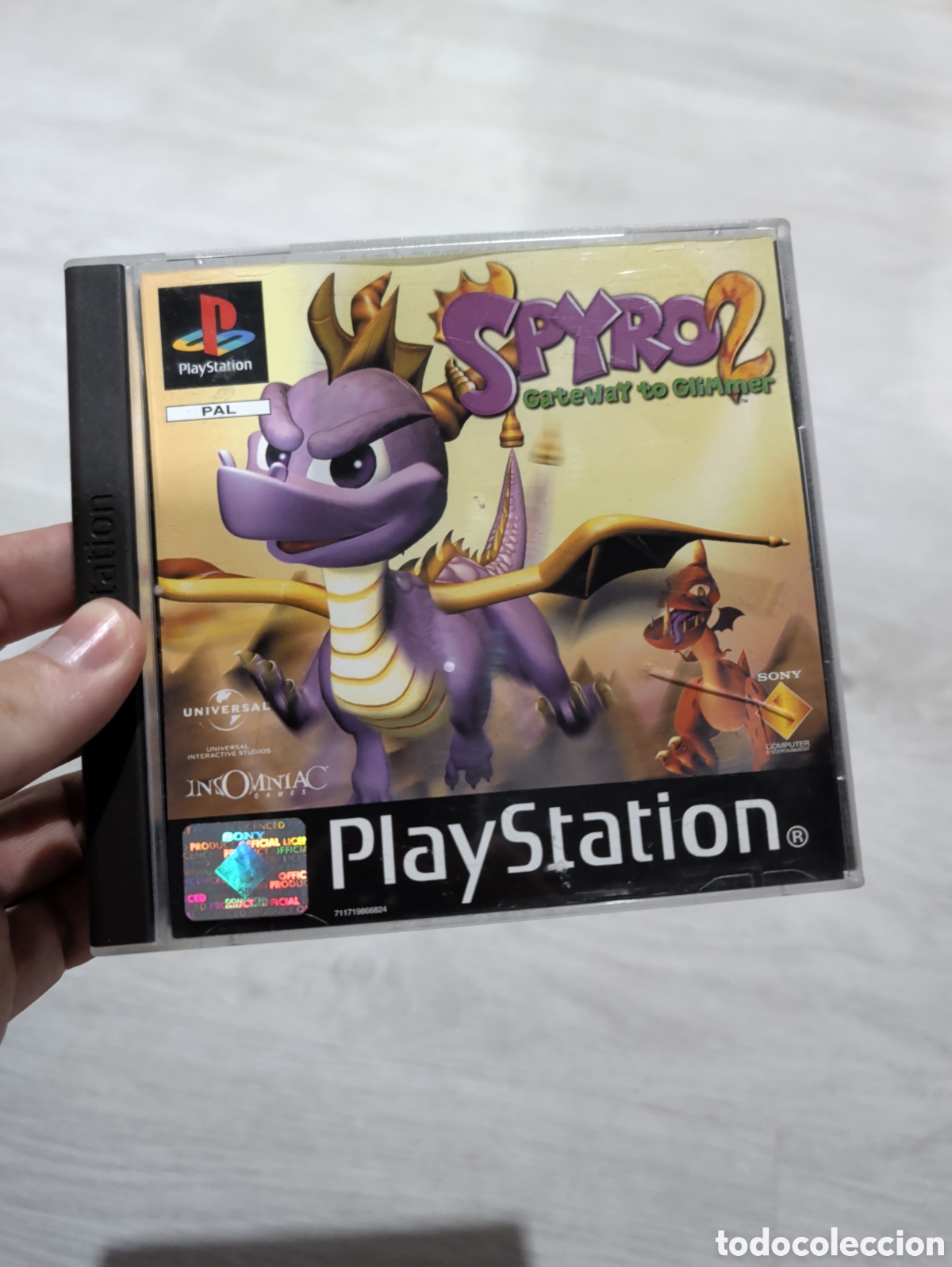 Videojuegos y consolas: Antiguo juego sony ps1 Spyro 2 original