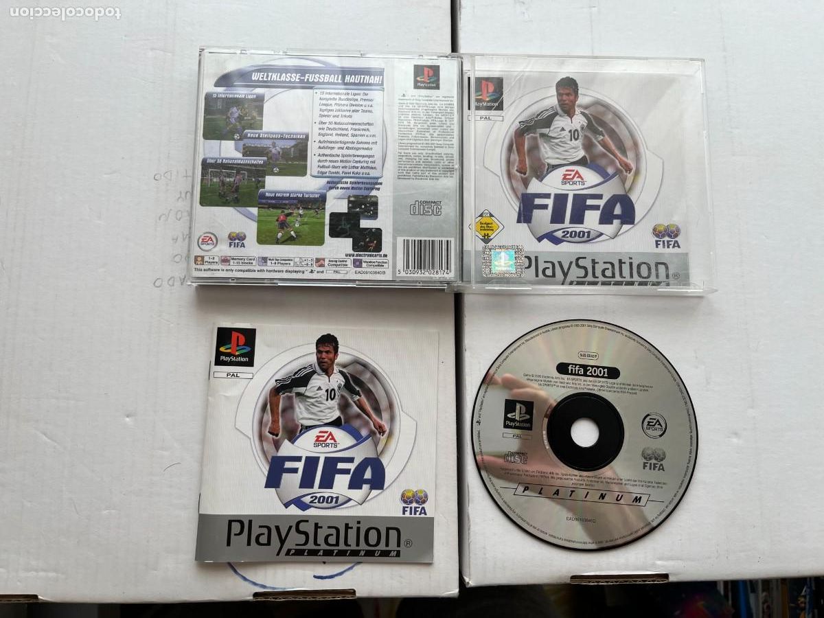 Videojuegos y consolas: FIFA 2001 SLES 03142P - PSX PS1 PSONE PLAYSTATION 1 PLAY STATION ONE KREATEN
