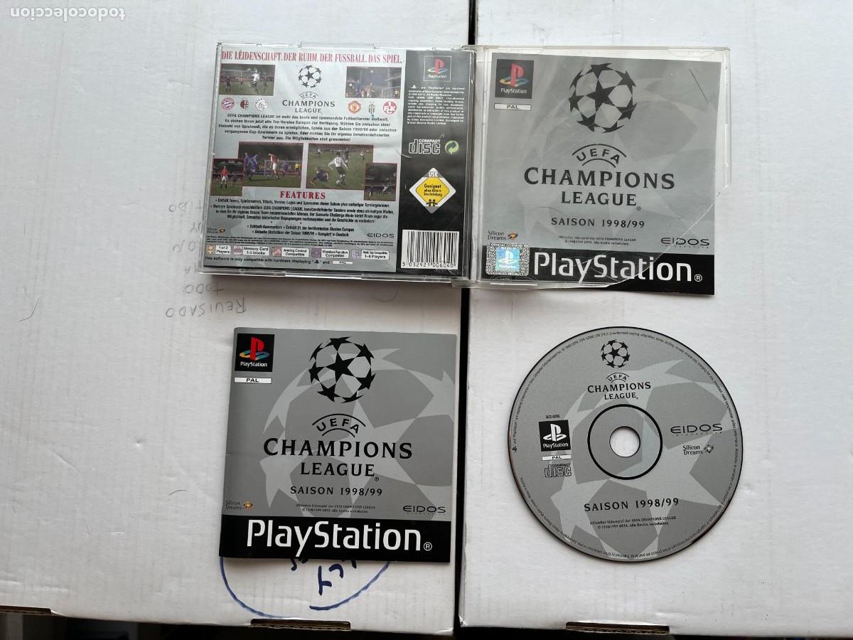 Videojuegos y consolas: UEFA CHAMPINOS LEAGUE SLES 01743 - PSX PS1 PSONE PLAYSTATION 1 PLAY STATION ONE KREATEN