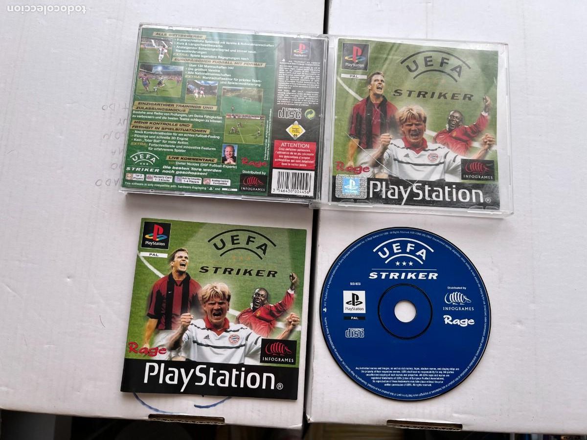 Videojuegos y consolas: UEFA STRIKER SLES 01733 - PSX PS1 PSONE PLAYSTATION 1 PLAY STATION ONE KREATEN