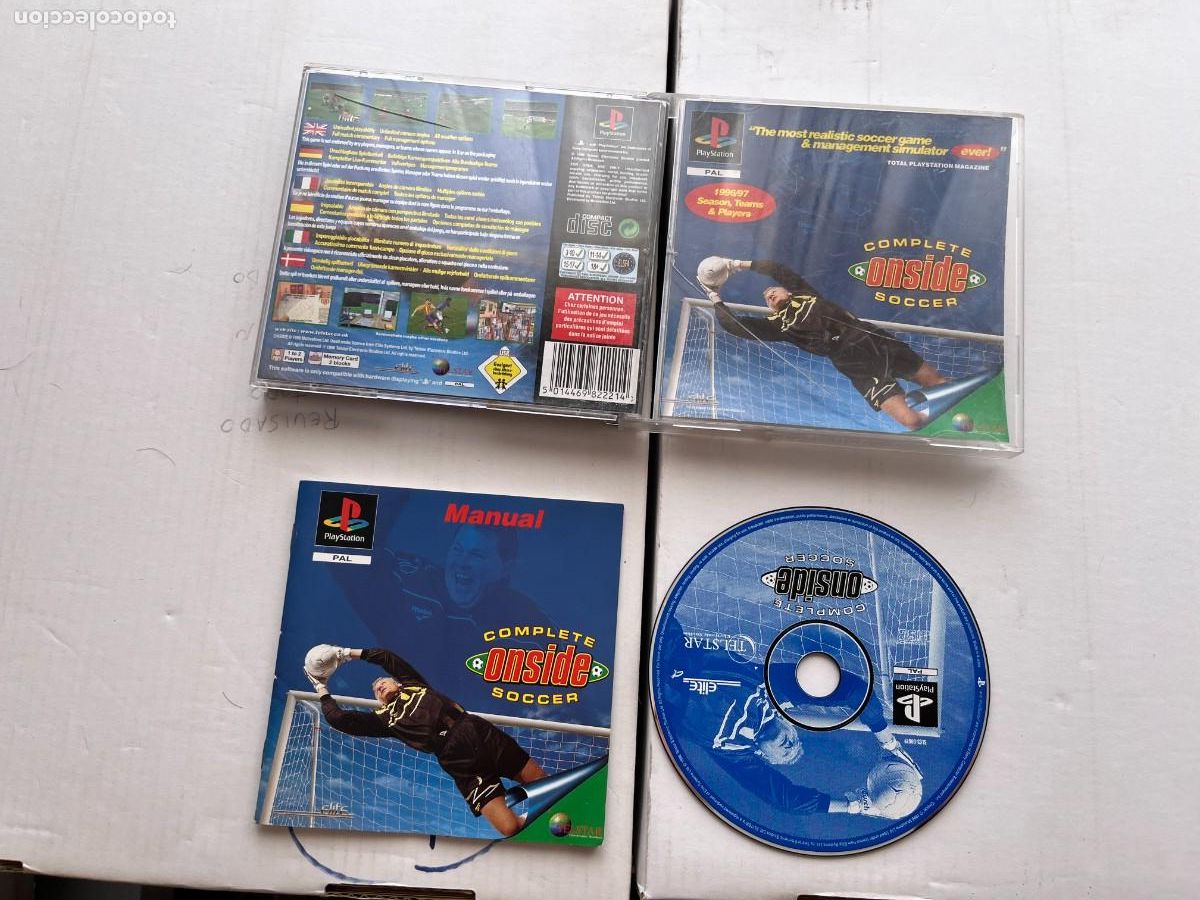 Videojuegos y consolas: ONSIDE SLES 00070 COMPLETE SOCCER - PSX PS1 PSONE PLAYSTATION 1 PLAY STATION ONE KREATEN