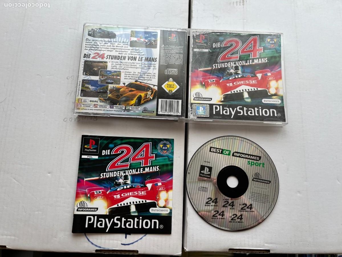 Videojuegos y consolas: DIE 24 STUNDEN VON LE MANS SLES 01362 - PSX PS1 PSONE PLAYSTATION 1 PLAY STATION ONE KREATEN