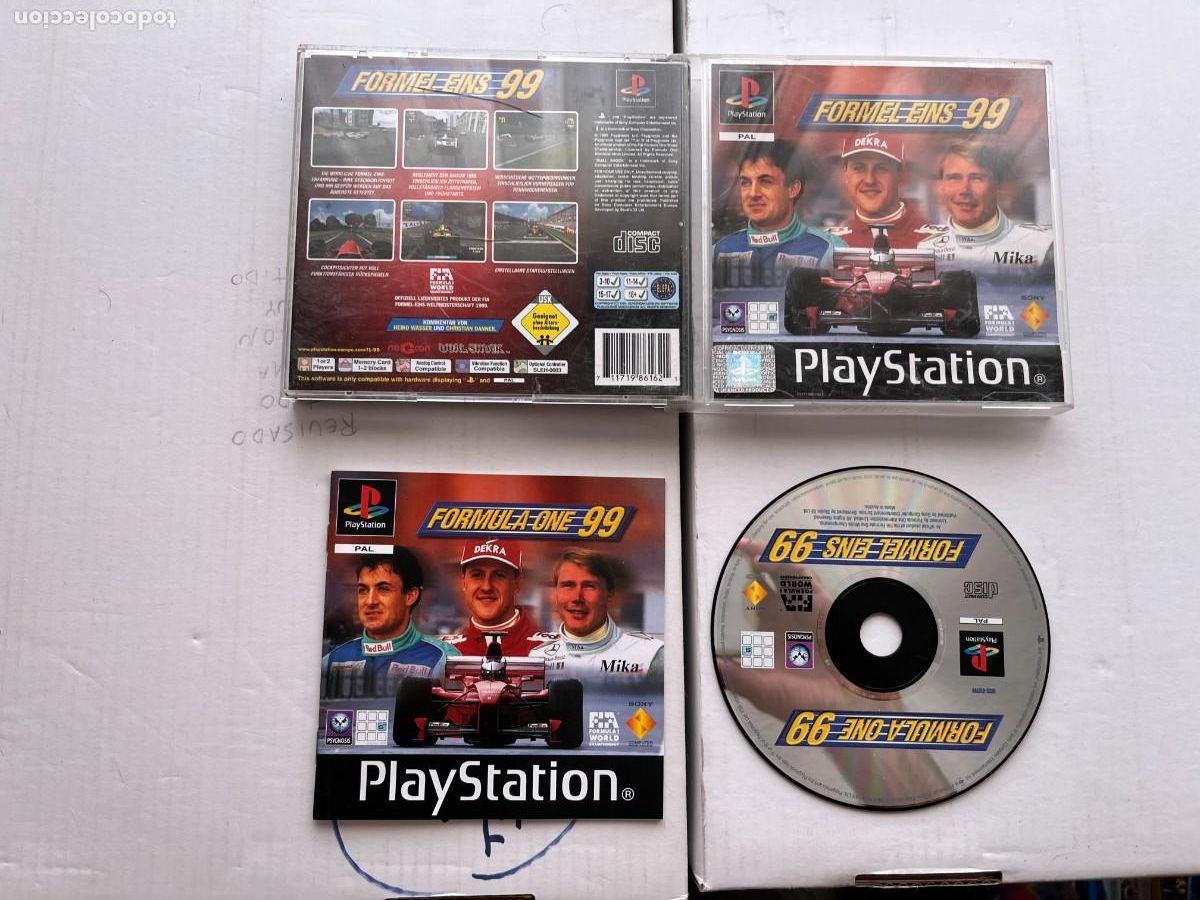 Videojuegos y consolas: FORMEL EINS 99 SCES 01979 - PSX PS1 PSONE PLAYSTATION 1 PLAY STATION ONE KREATEN