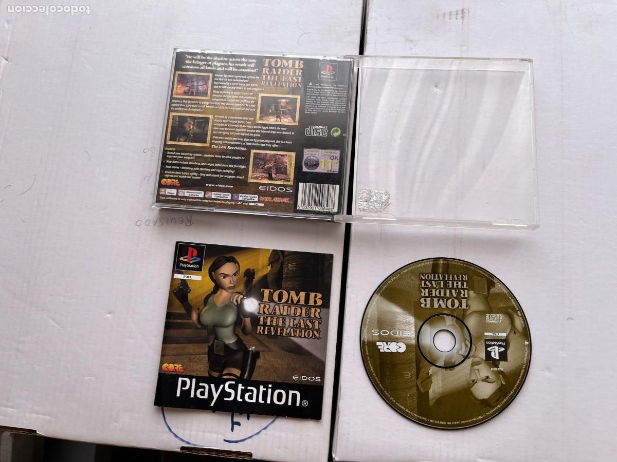Videojuegos y consolas: TOMB RAIDER THE LAST REVELATION SLES 02238 - PSX PS1 PSONE PLAYSTATION 1 PLAY STATION ONE KREATEN