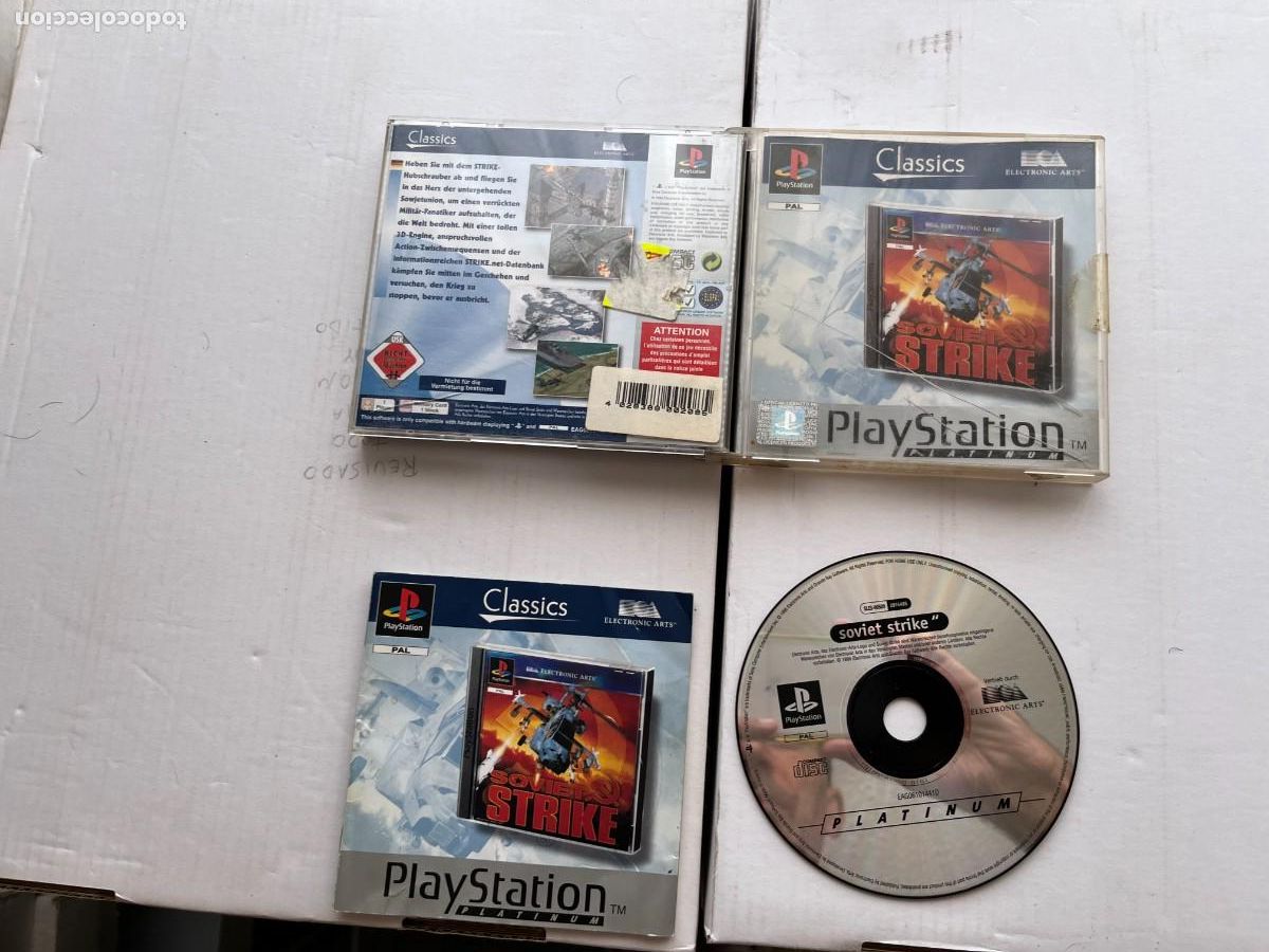 Videojuegos y consolas: SOVIET STRIKE SLES 00509 - PSX PS1 PSONE PLAYSTATION 1 PLAY STATION ONE KREATEN