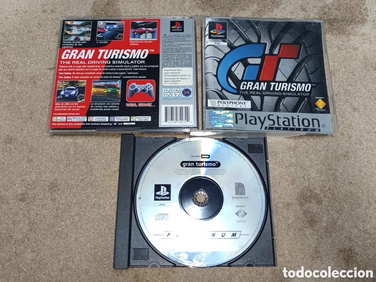 Videojuegos y consolas: PS1 GRAN TURISMO PLATINUM PAL ESP SIN MANUAL