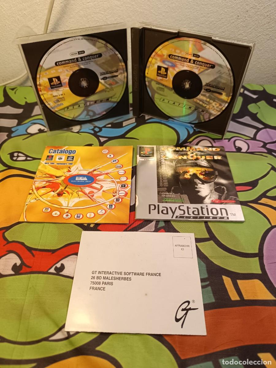 Videojuegos y consolas: Command & Conquer PS1 Platinum 2 Discos Esp/Ita - Foto 2