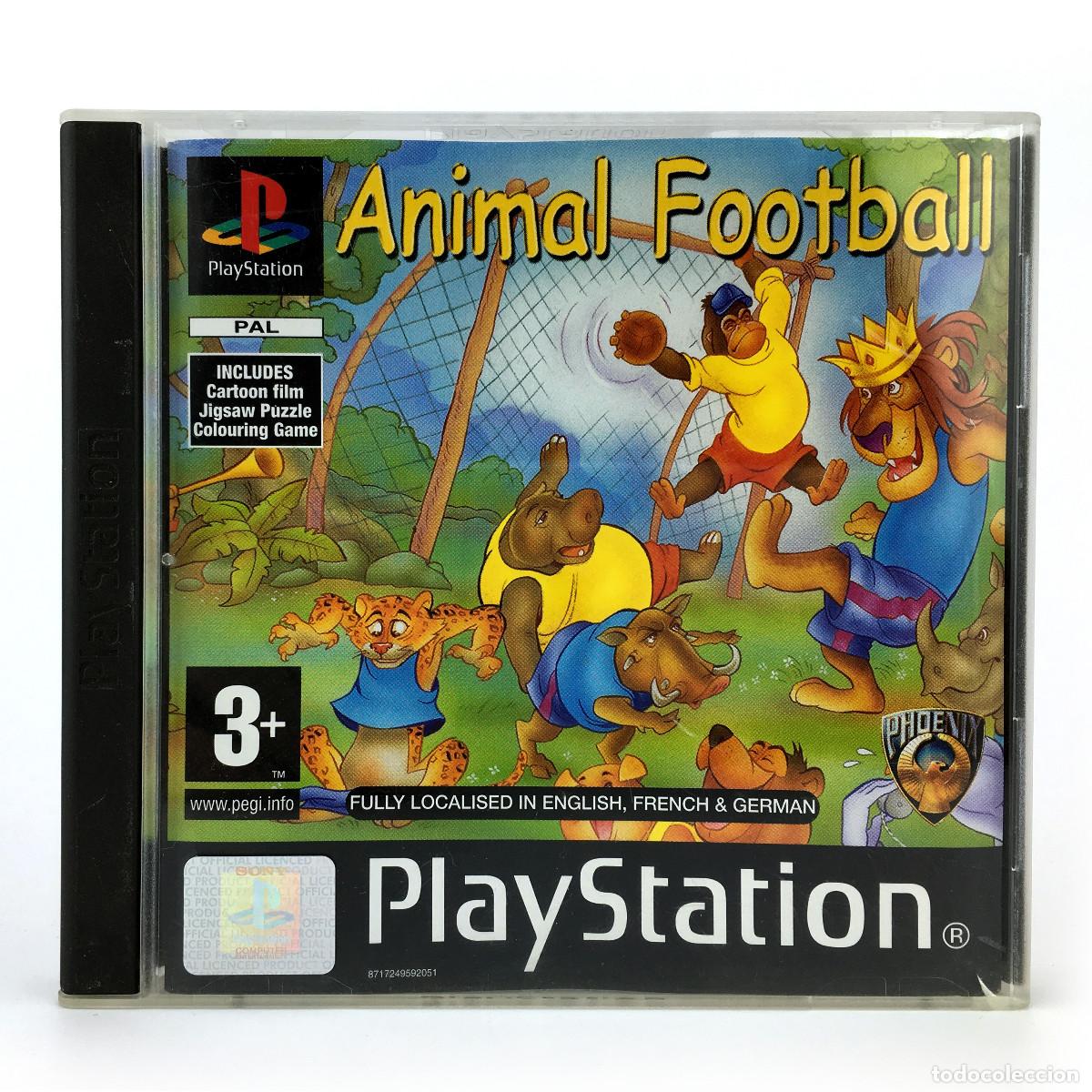 Videojuegos y consolas: ANIMAL FOOTBALL COMPLETO VERSION ESPA&Ntilde;OLA 2003 SOCCER WORLD RARO JUEGO DE CONSOLA PLAYSTATION PS PS1