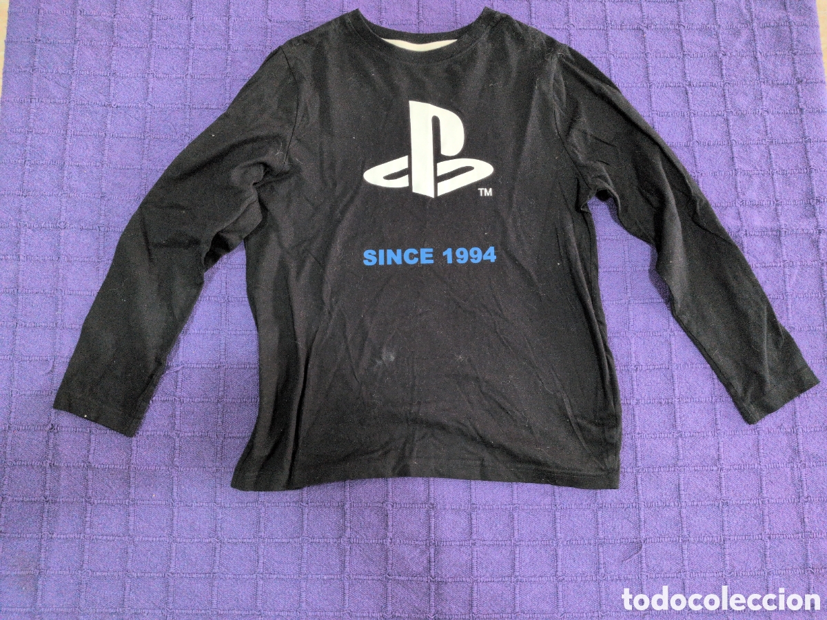 Videojuegos y consolas: Camiseta de manga larga vintage PlayStation since 1994