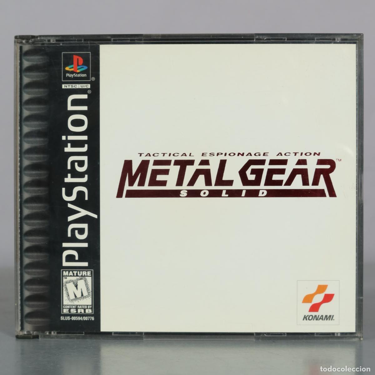 Videojuegos y consolas: PLAYSTATION 1. Metal Gear Solid