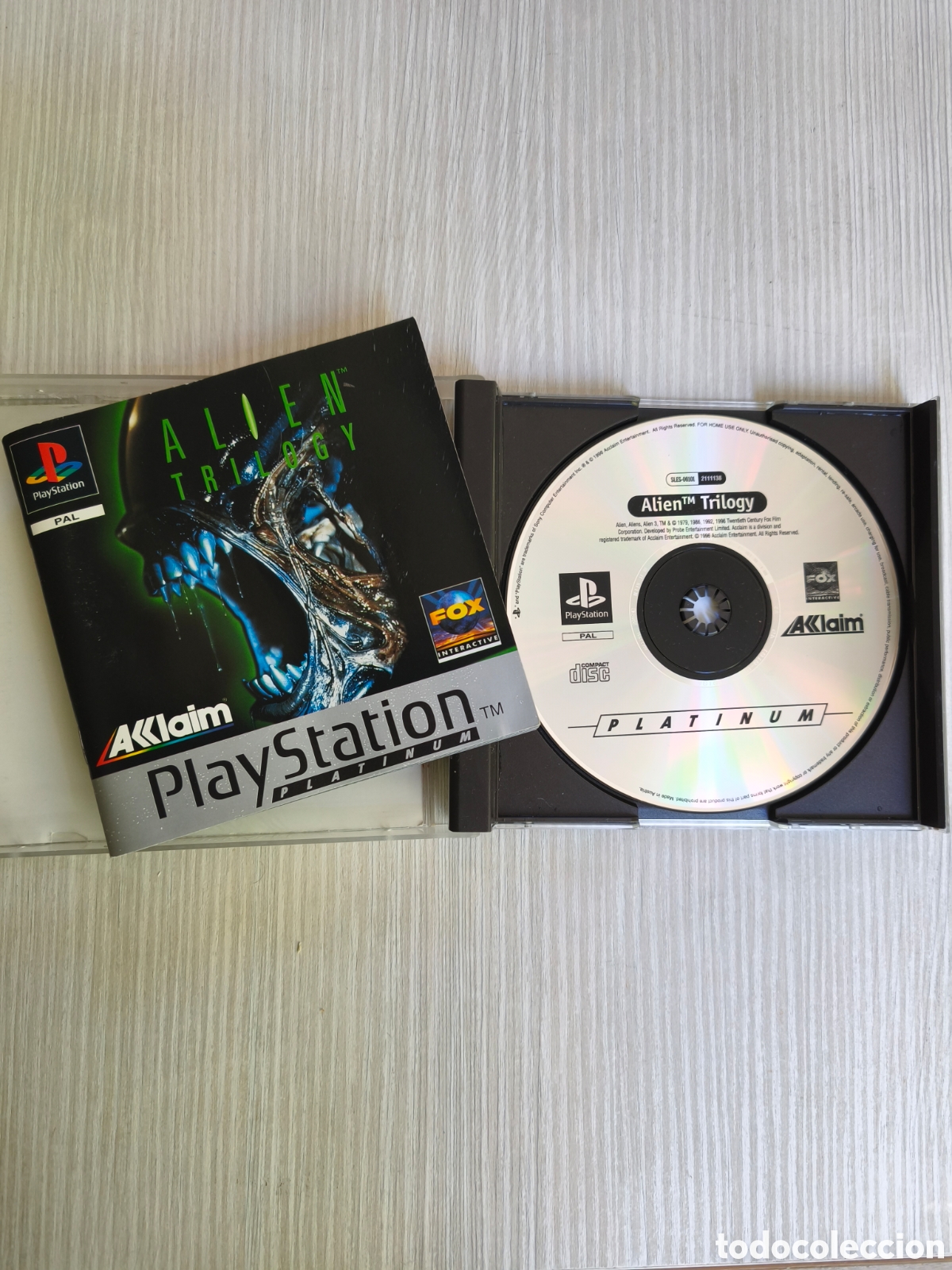 Jeux Vid&eacute;o et Consoles: ALIEN TRILOGY PS1 PLATINUM