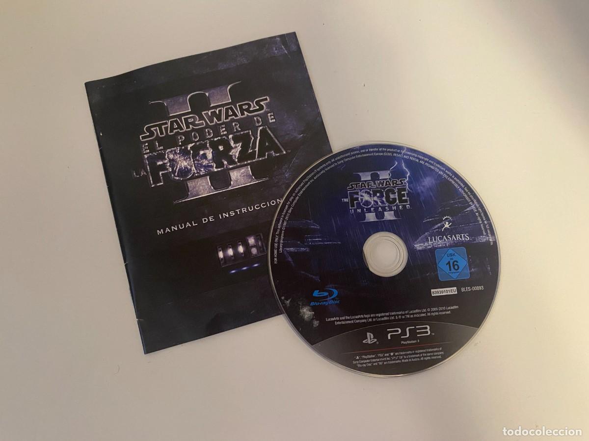 Videojuegos y consolas: Manual y disco dvd juego Star Wars The Force Unleashed 2 PS3 Playstation 3 El Poder de la Fuerza 2